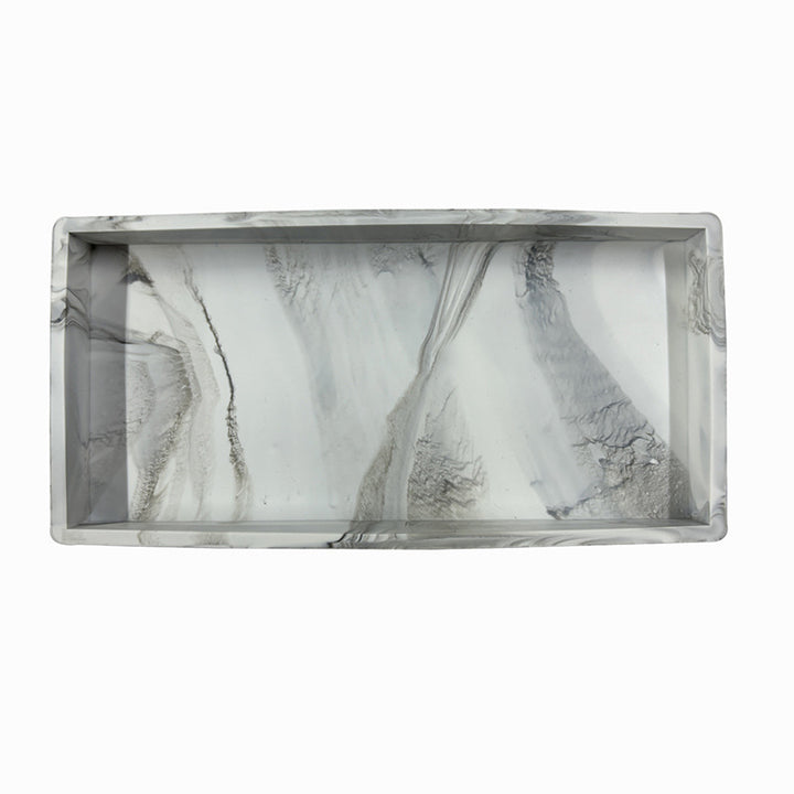 Rectangular Non-Slip Silicone Bathroom Tray Organizer Bowlift