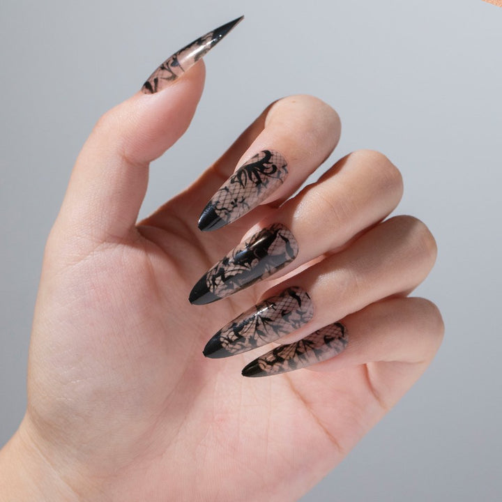 Decorative Press-On Nail Tips Bowlift