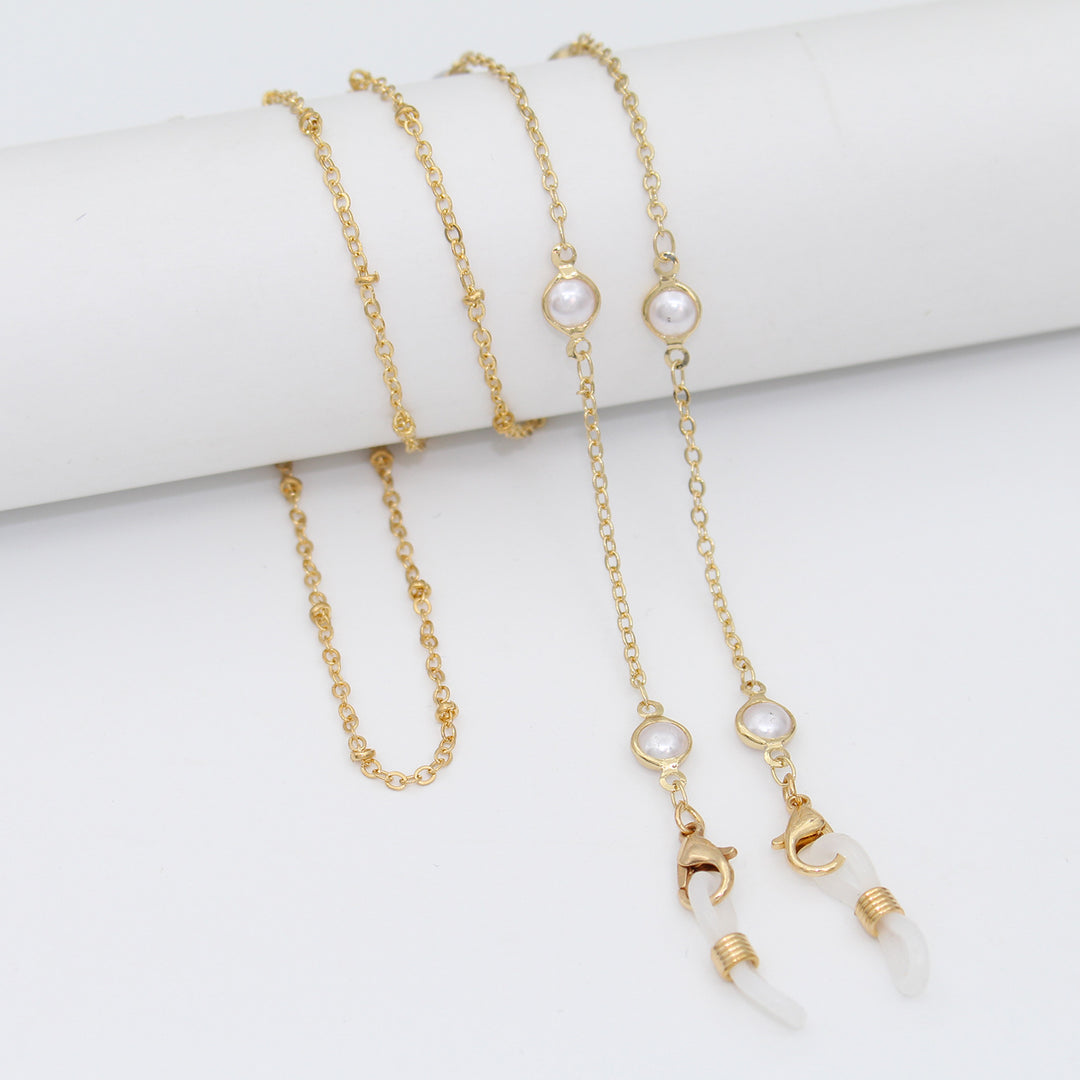 Luxe Crystal-Embellished Eyewear Chain Bowlift