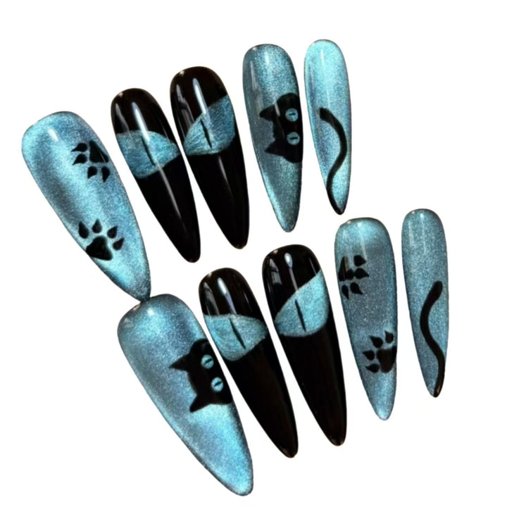 Stiletto Press-On Nail Extensions Bowlift