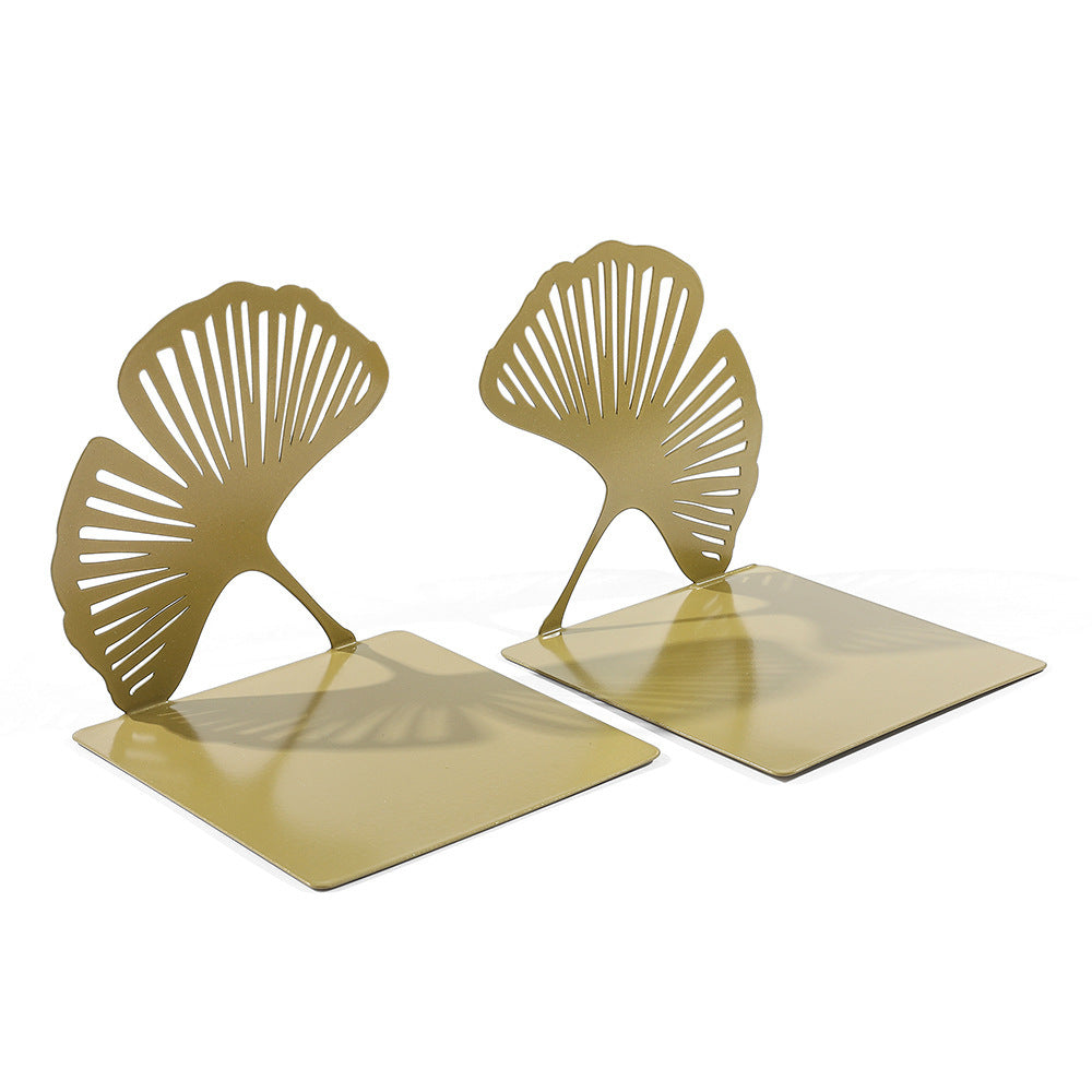 Ginkgo Leaf Decorative Bookends