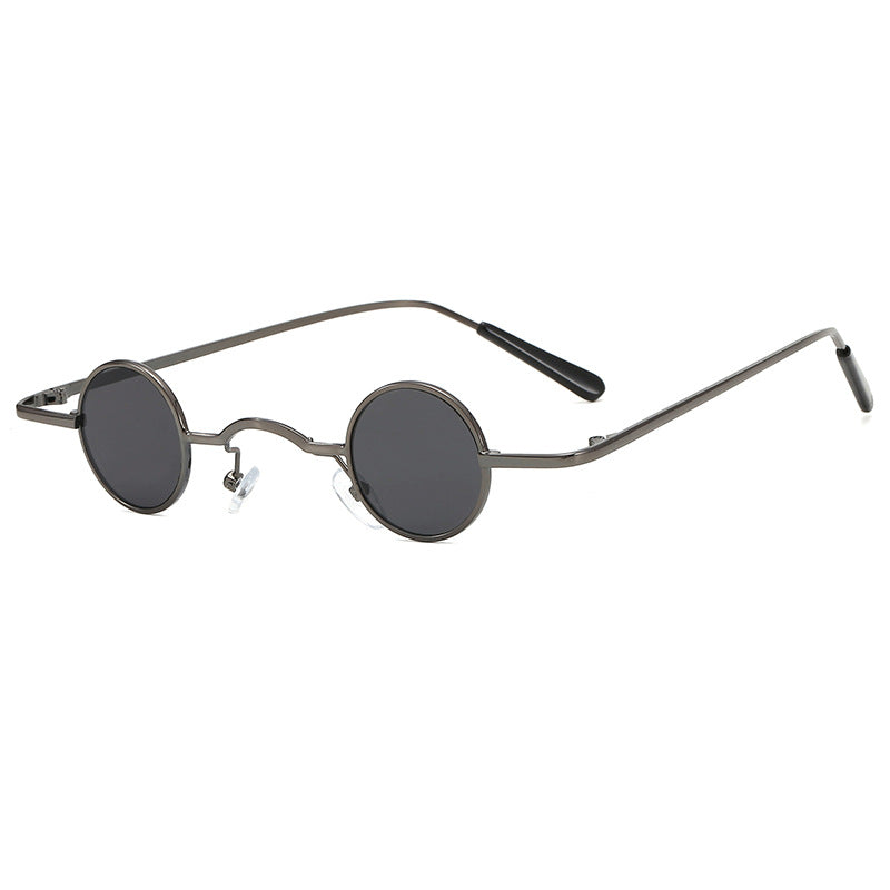 Women's fashionable round glasses with intricate metal frame Bowlift