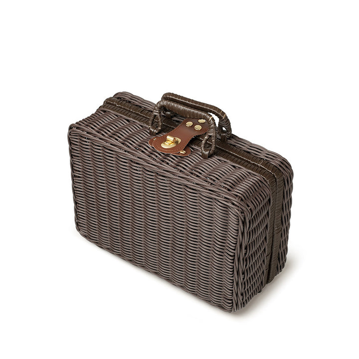 Chic Woven Storage Handbag Bowlift