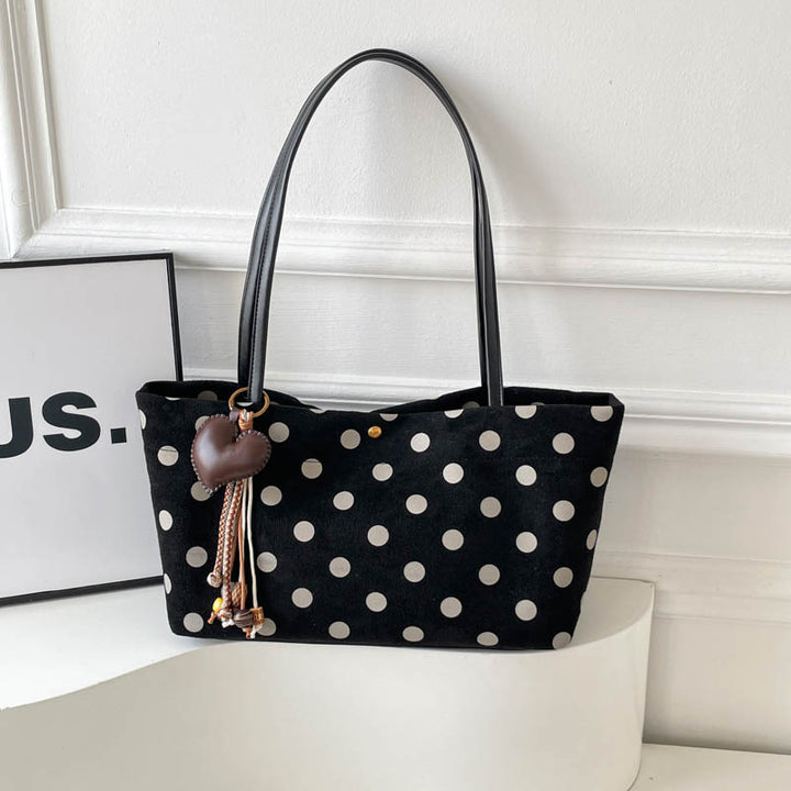 Suede Shoulder Tote Bag Bowlift