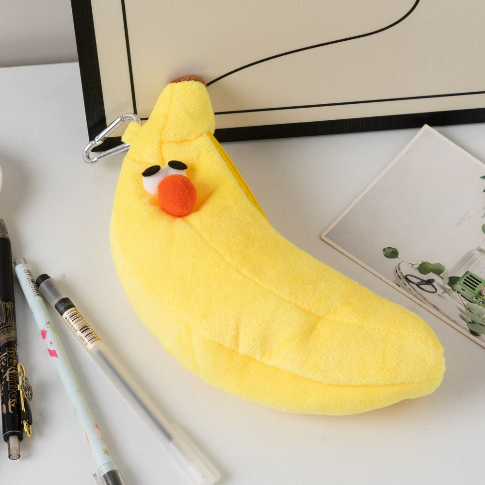 Cute Plush Banana Pencil Case Bowlift
