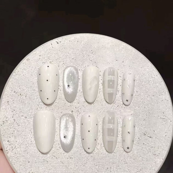 Celestial Themed Press-On Nail Set Bowlift