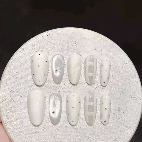 Celestial Themed Press-On Nail Set Bowlift