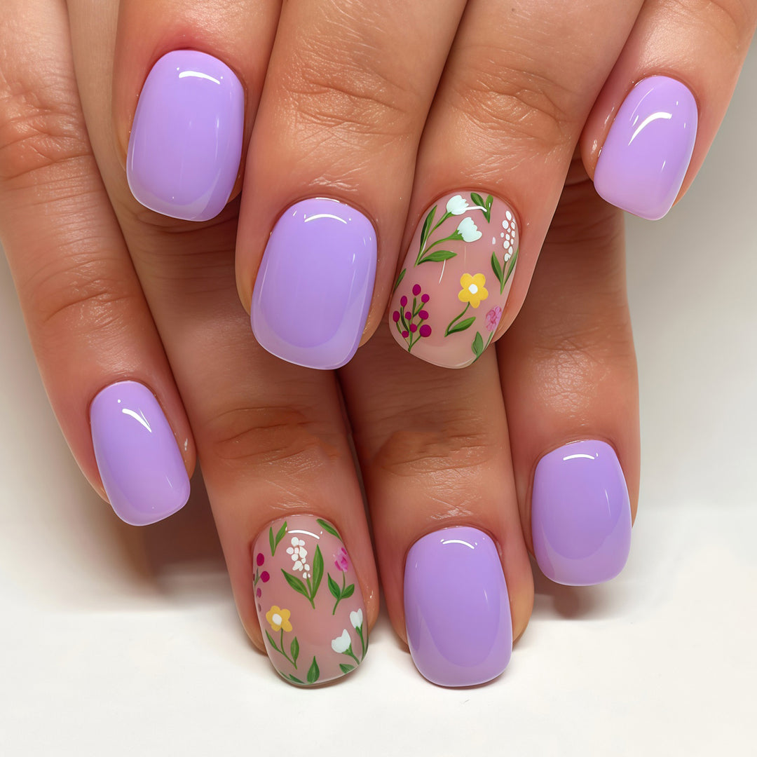 Seasonal Themed Press-On Nail Art Set Bowlift