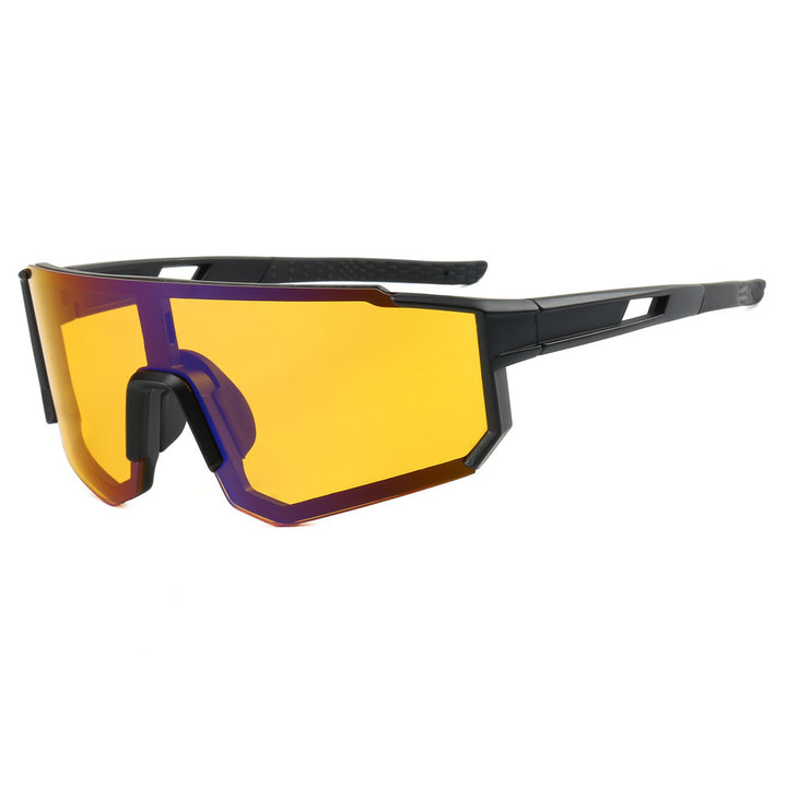 Women's sporty sunglasses in a futuristic design with a wide field of view Bowlift