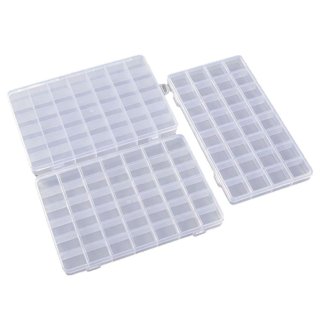 Transparent Multi-Compartment Craft Storage Organizer Bowlift
