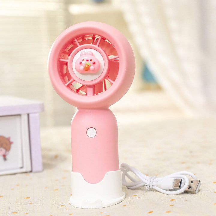 Women's portable handheld fan with USB connection Bowlift