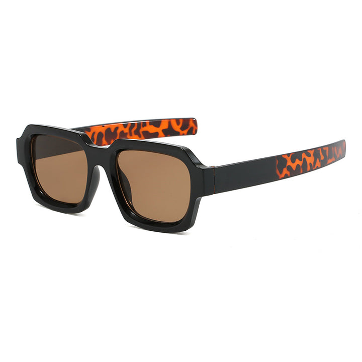Ladies fashionable stylish square sunglasses with contrasting frame Bowlift