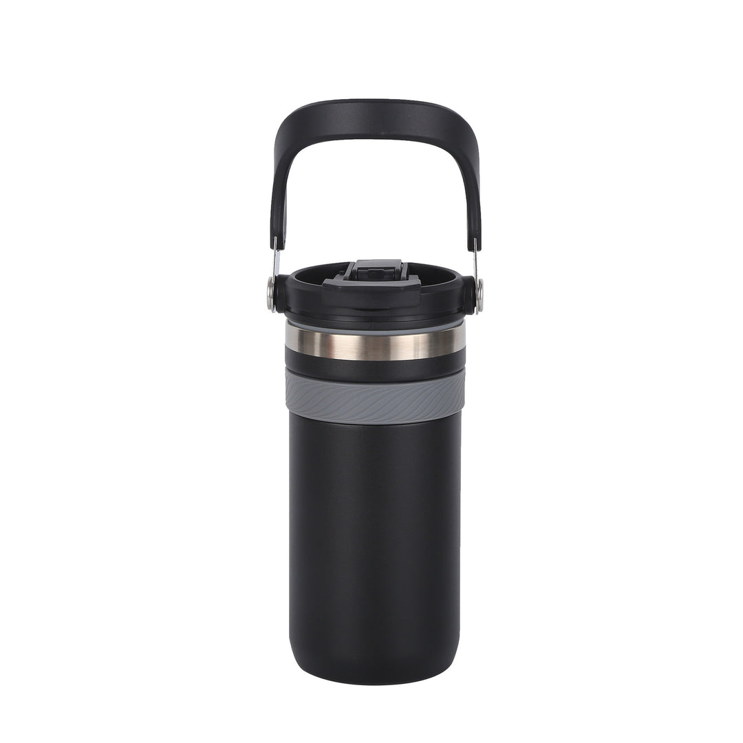 Ladies insulated thermo mug with practical carrying handle Bowlift