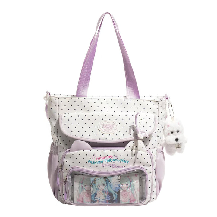 Charming Multi-Pocket Tote Bag Bowlift