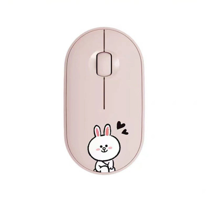 Cute Wireless Computer Mouse with Ergonomic Design Bowlift