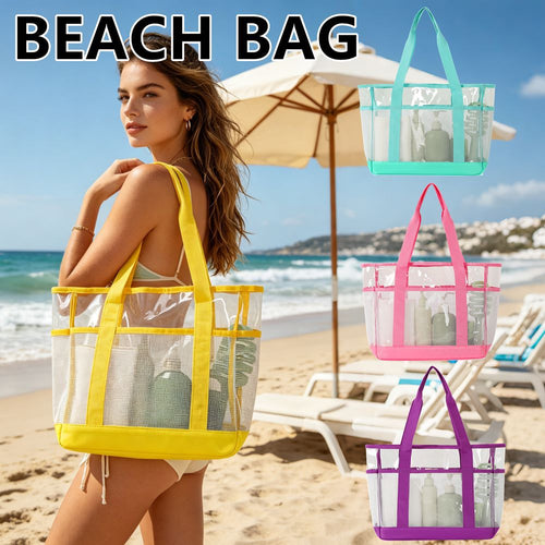 Transparent Beach Tote Bag Bowlift