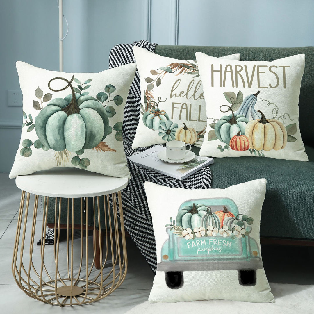 Women Decorative Pillowcase with Stylish Pumpkin Design Bowlift