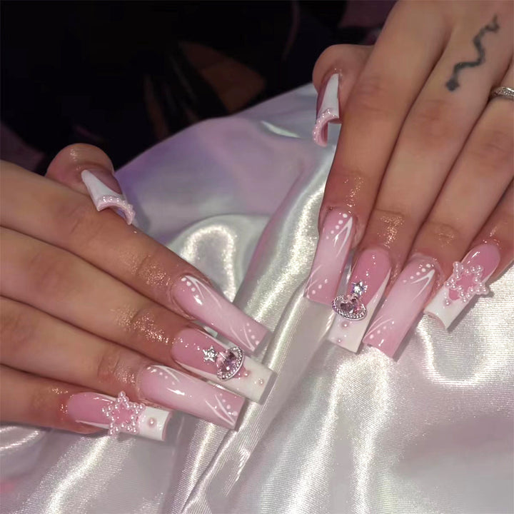 Decorative Acrylic Press-On Nail Art Bowlift