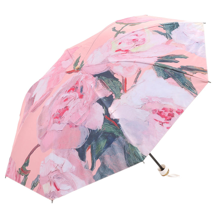 Ladies umbrella with blooming rose pattern Bowlift