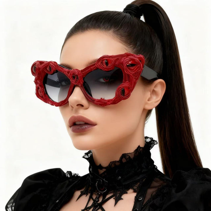 Women's statement sunglasses with extravagant embellishments Bowlift