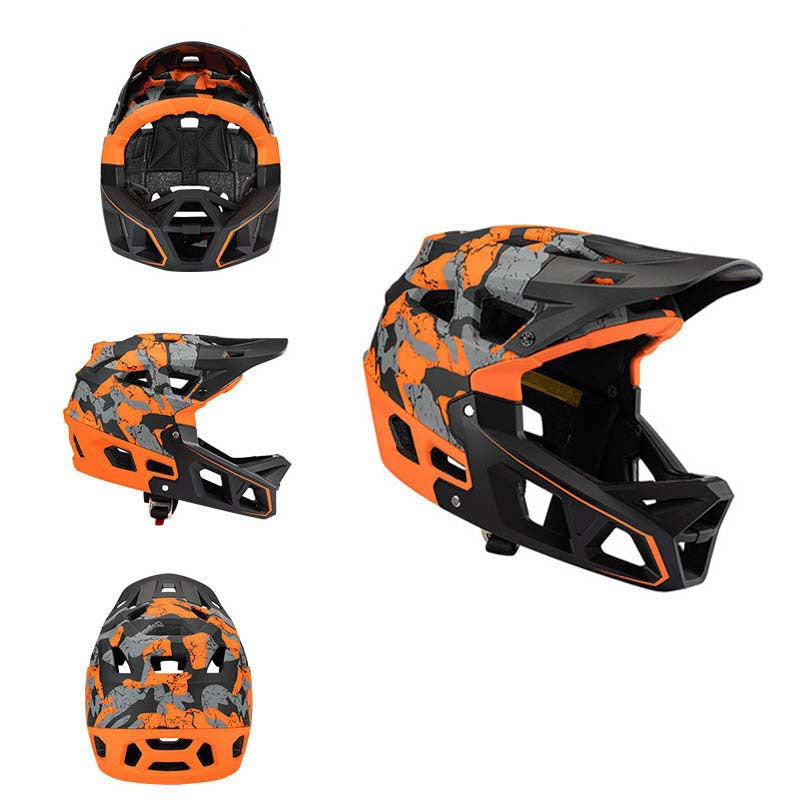 Full-Face Mountain Biking Helmet Bowlift