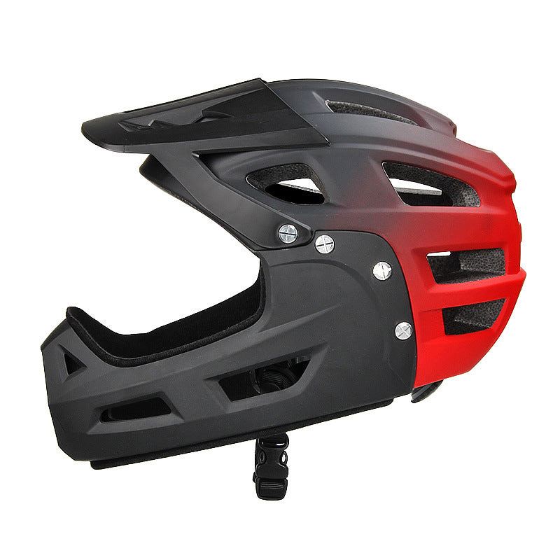 Full-Face Mountain Biking Helmet Bowlift