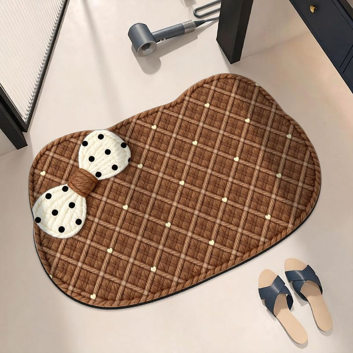 Cozy Decorative Bath Mat Bowlift