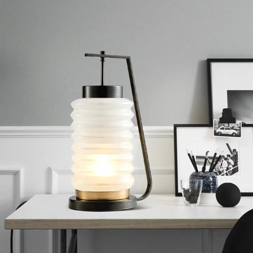 Modern Artistic Table Lamp with Sculptural Base