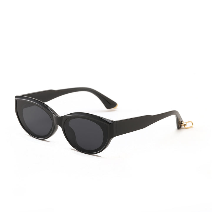 Women's fashionable sunglasses with transparent frame and UV protection Bowlift