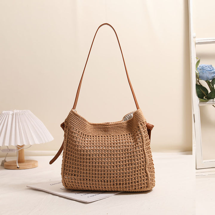 Handcrafted Cowhide Shoulder Bag Bowlift