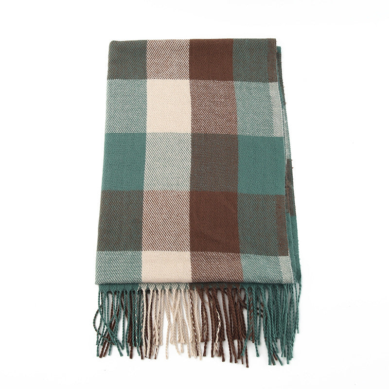 Women large, checkered scarf Bowlift