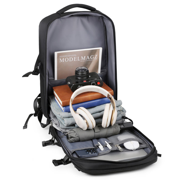 Spacious Multi-Compartment Travel Backpack Bowlift