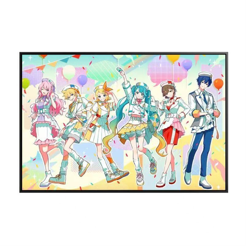 Anime-Themed Illustrated Canvas Art Print Bowlift
