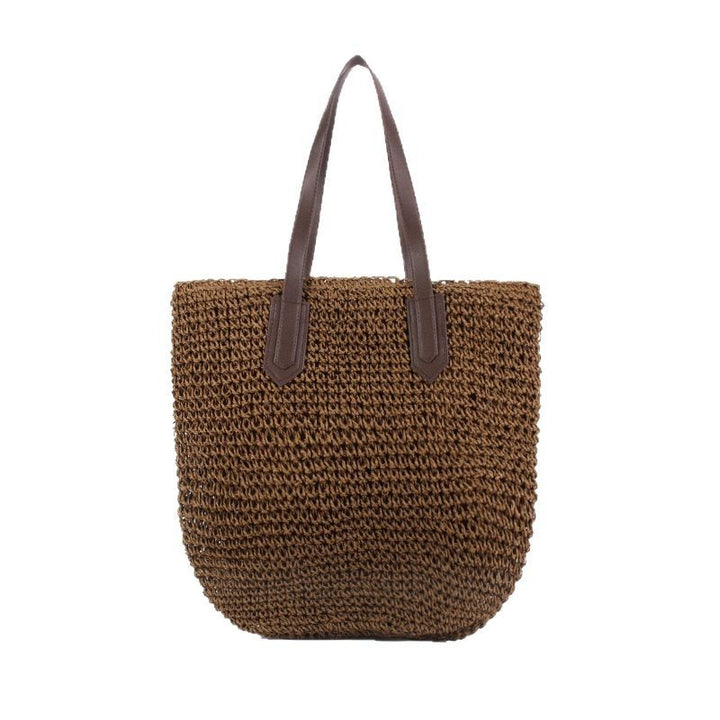 Beach bag with sturdy leather handles Bowlift