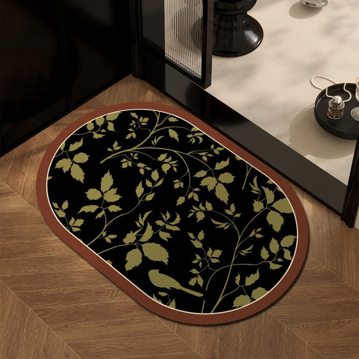 Decorative Oval Area Mat