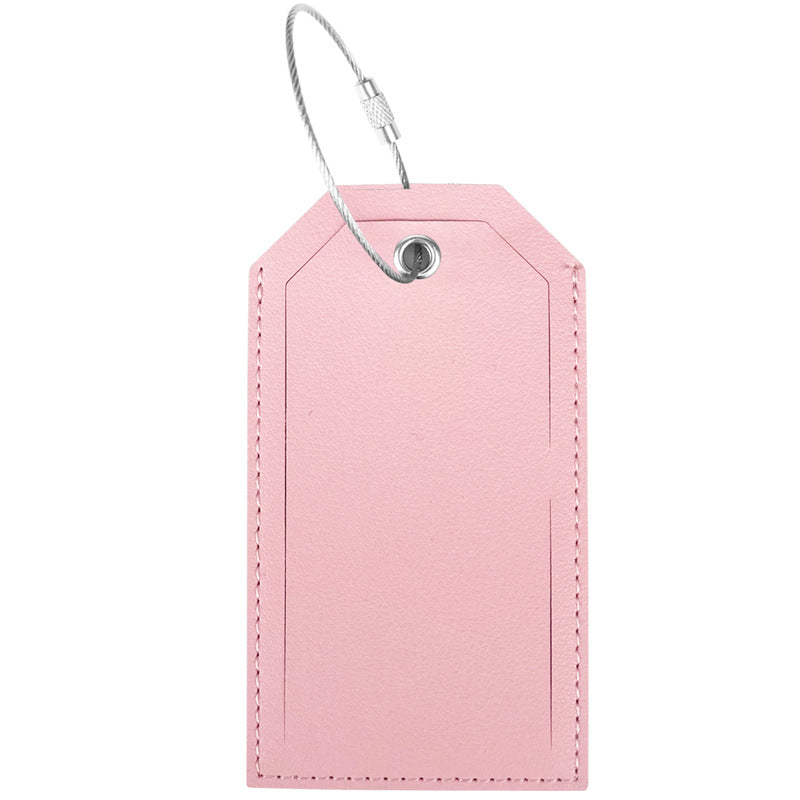 Women’s luggage tag made of durable leather with stainless steel closure Bowlift