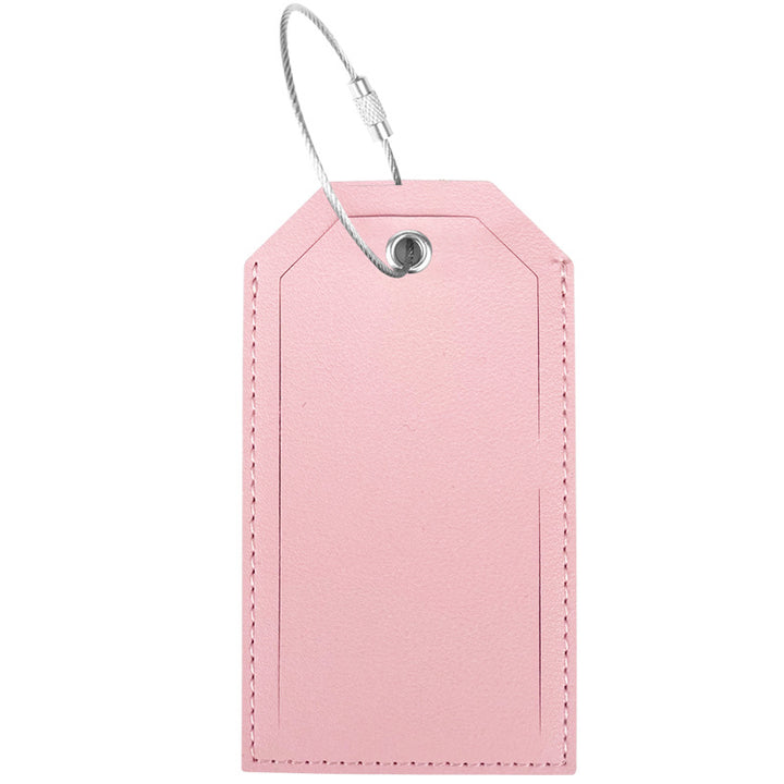 Women’s luggage tag made of durable leather with stainless steel closure Bowlift