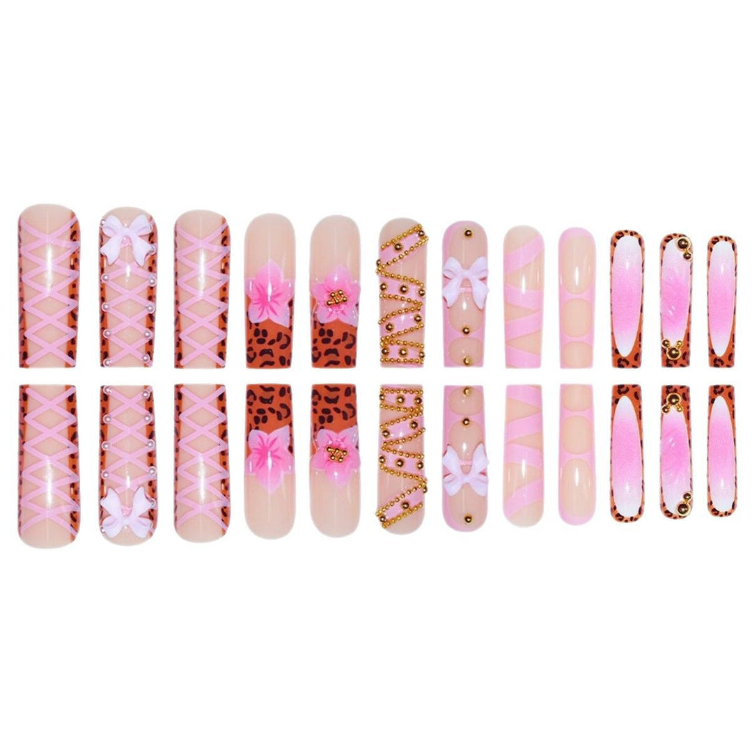Decorative Press-On Nail Art Set Bowlift 1787368939