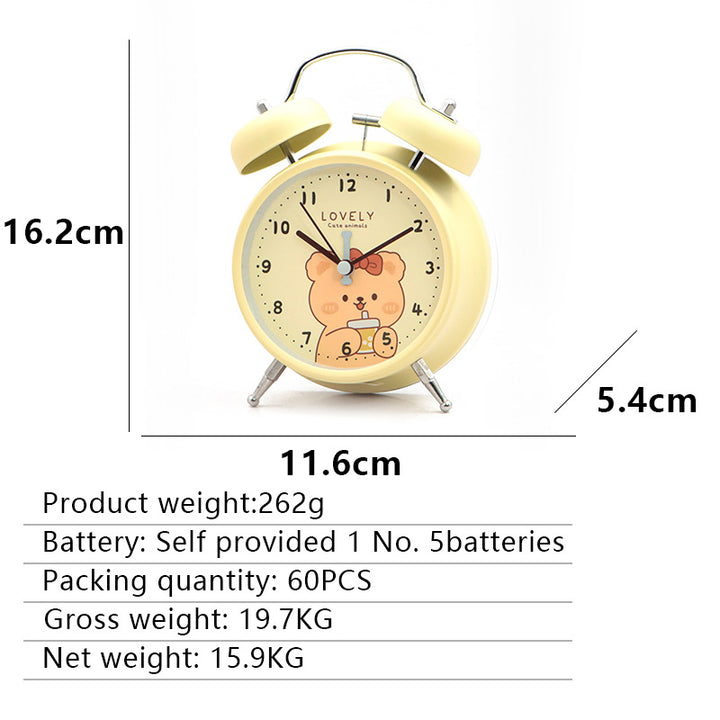 Child-friendly alarm clock with cute animal design Bowlift
