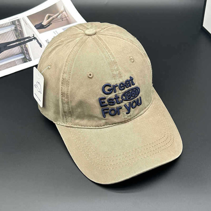 Unisex Graphic Embroidered Cap Bowlift