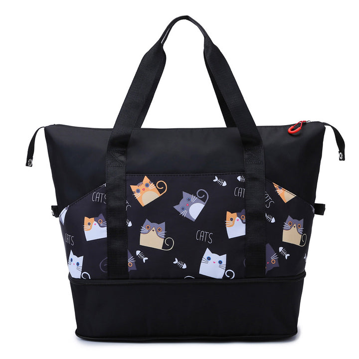 Versatile Checkerboard Tote Bag Bowlift