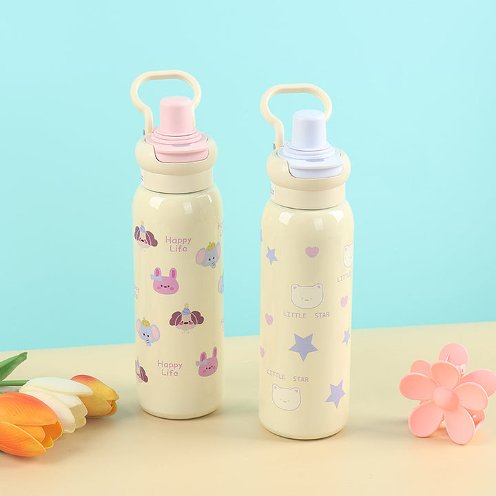 Women's Child-Friendly Stainless Steel Water Bottle Bowlift