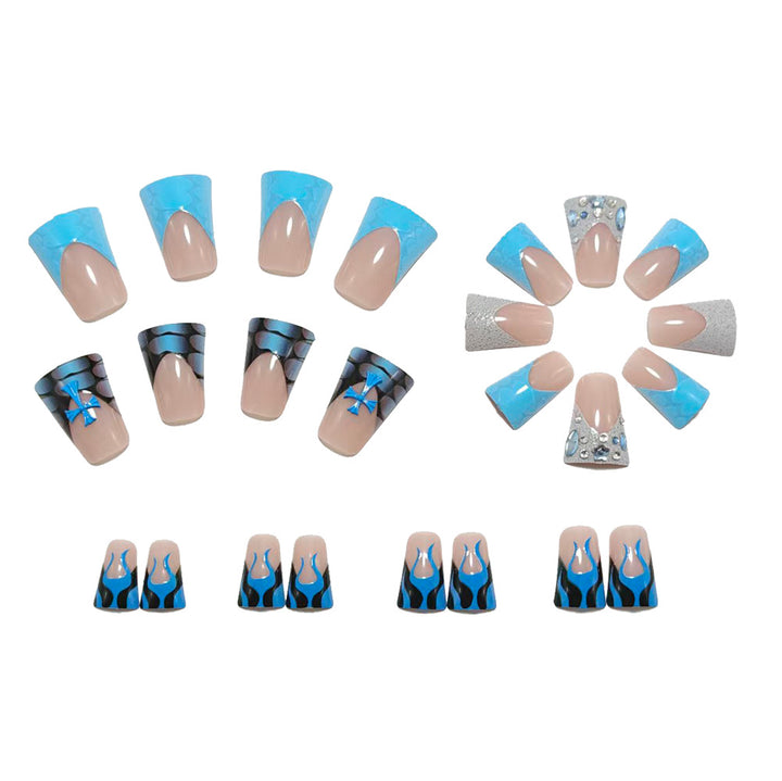 Creative artificial nails with unique 3D design Bowlift