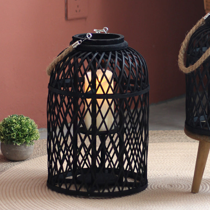 Handcrafted Rattan Lamp Bowlift