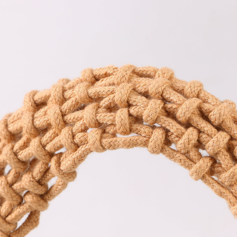 Hand-knotted tote bag made of natural cotton Bowlift