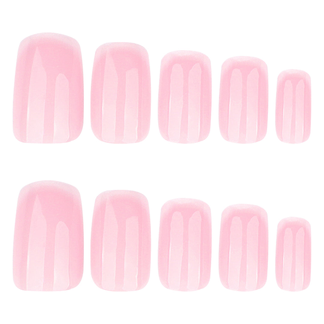 Artificial nail extensions with elegant ombre effect Bowlift