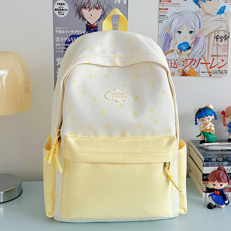 Star Patterned Casual Backpack