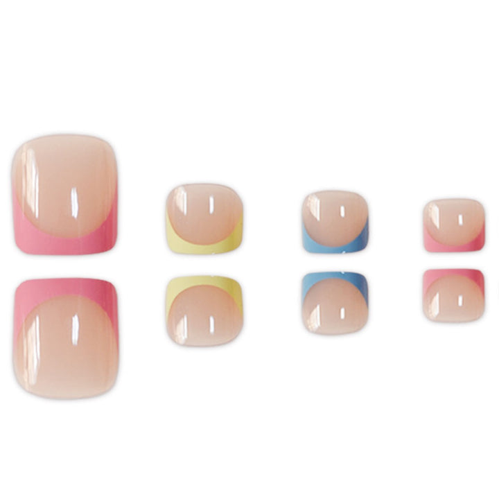 Premium French Tip Pedicure Bowlift