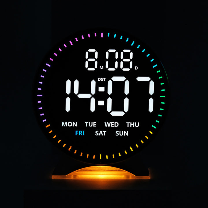 Digital multifunction alarm clock with calendar and temperature display Bowlift
