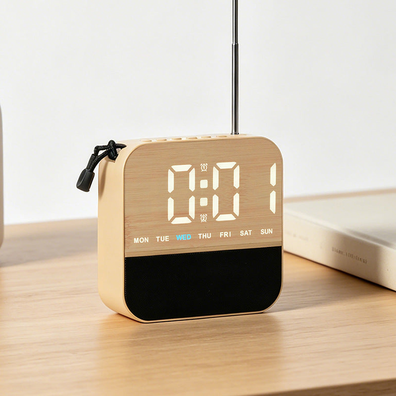 Digital Alarm Clock with LED Display Bowlift